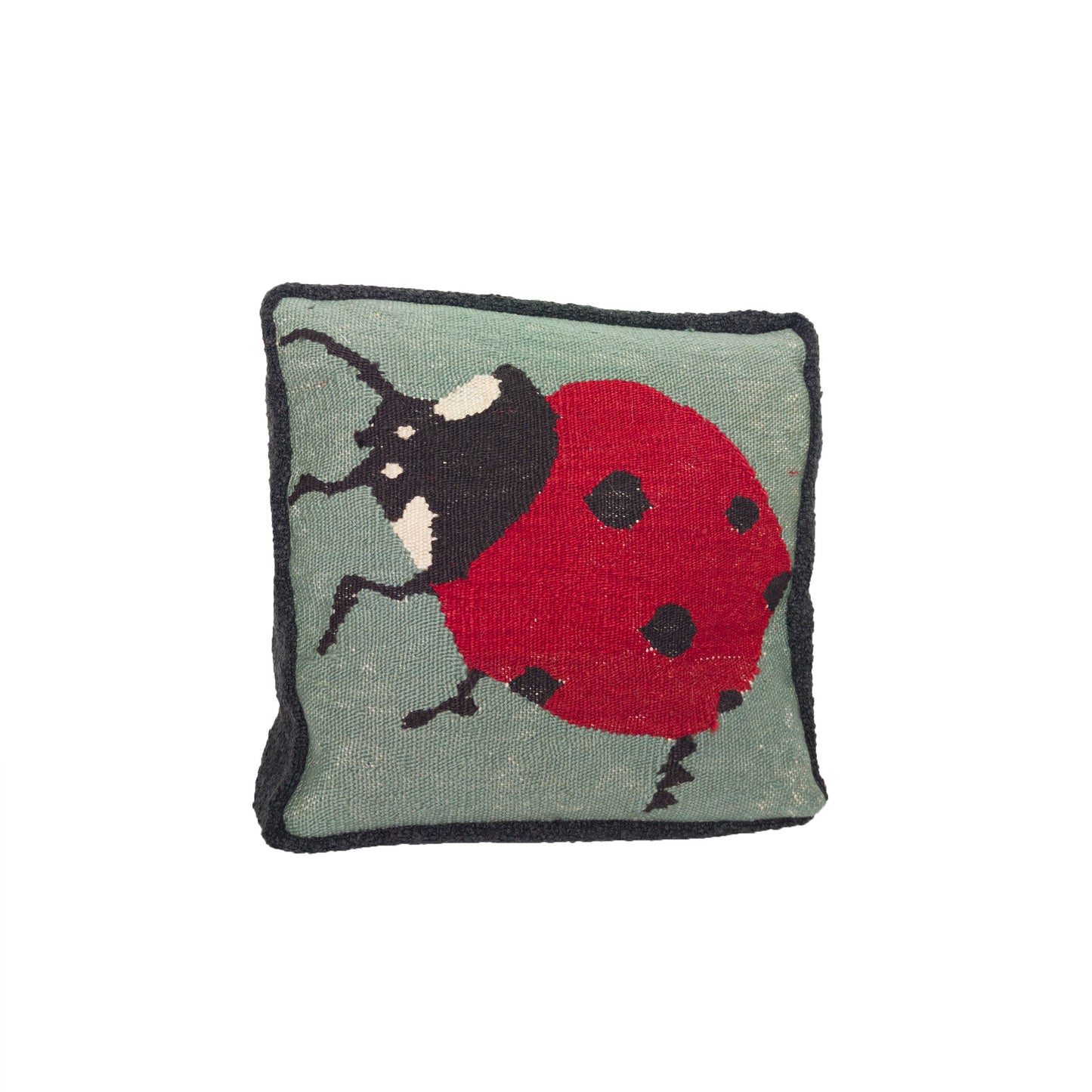 Ladybug El Dokuması Kırlent
