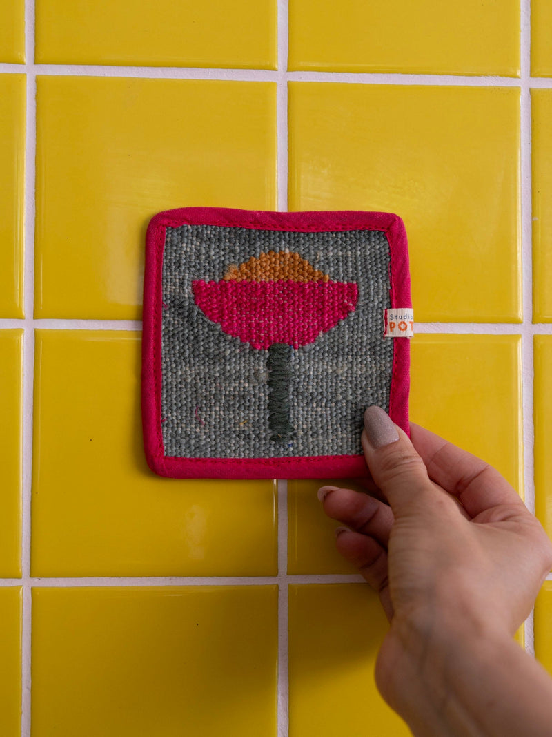 el dokuması bardak altlığı