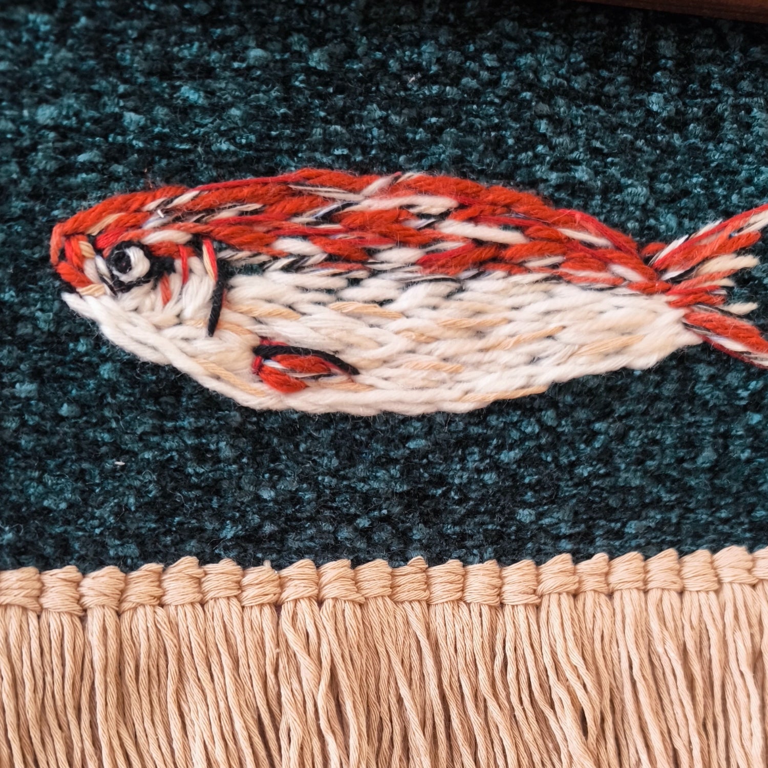 Deeper Blue El Dokuması Duvar Dekoru