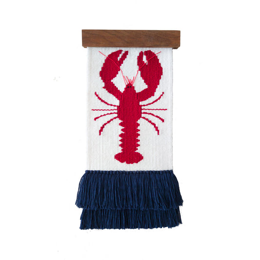 Lobster El Dokuması Duvar Dekoru