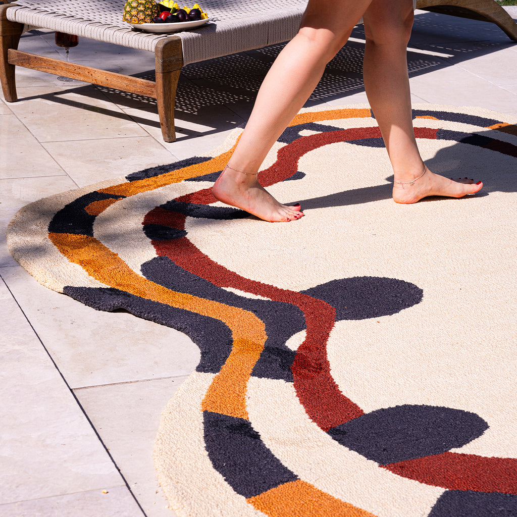 Anima El Yapımı Tuft Jüt Halı