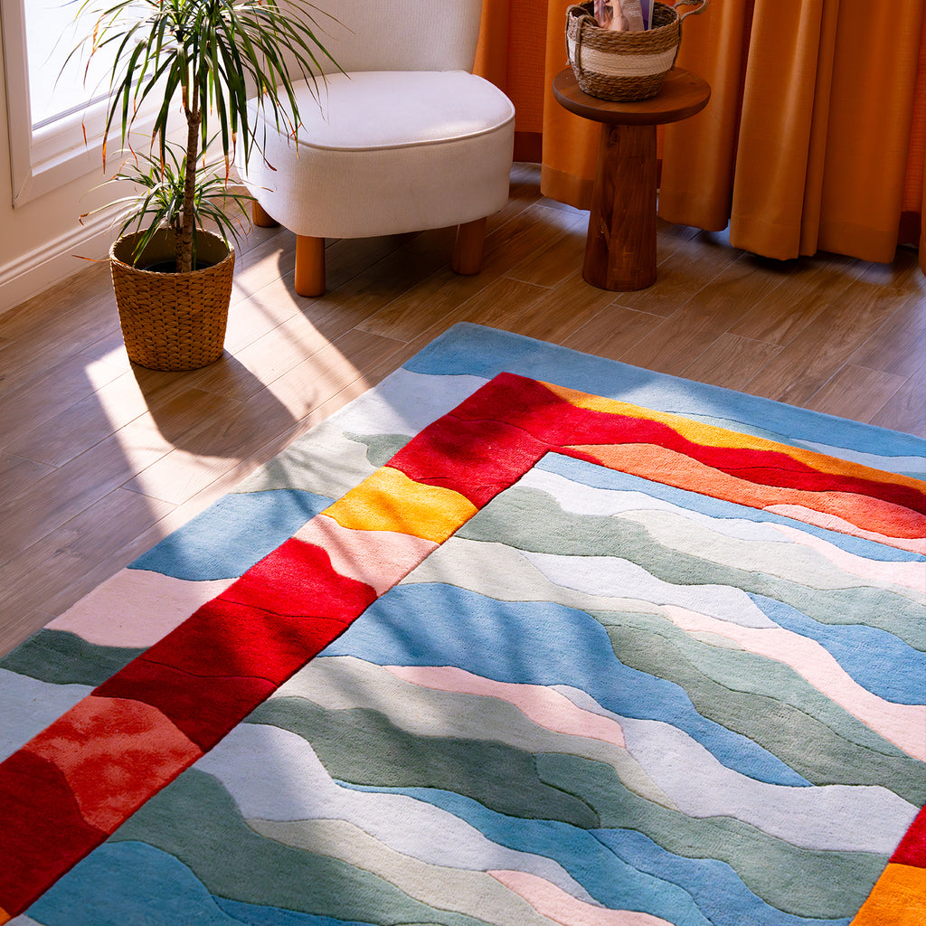 Kaleidoscope El Yapımı Tuft Halı