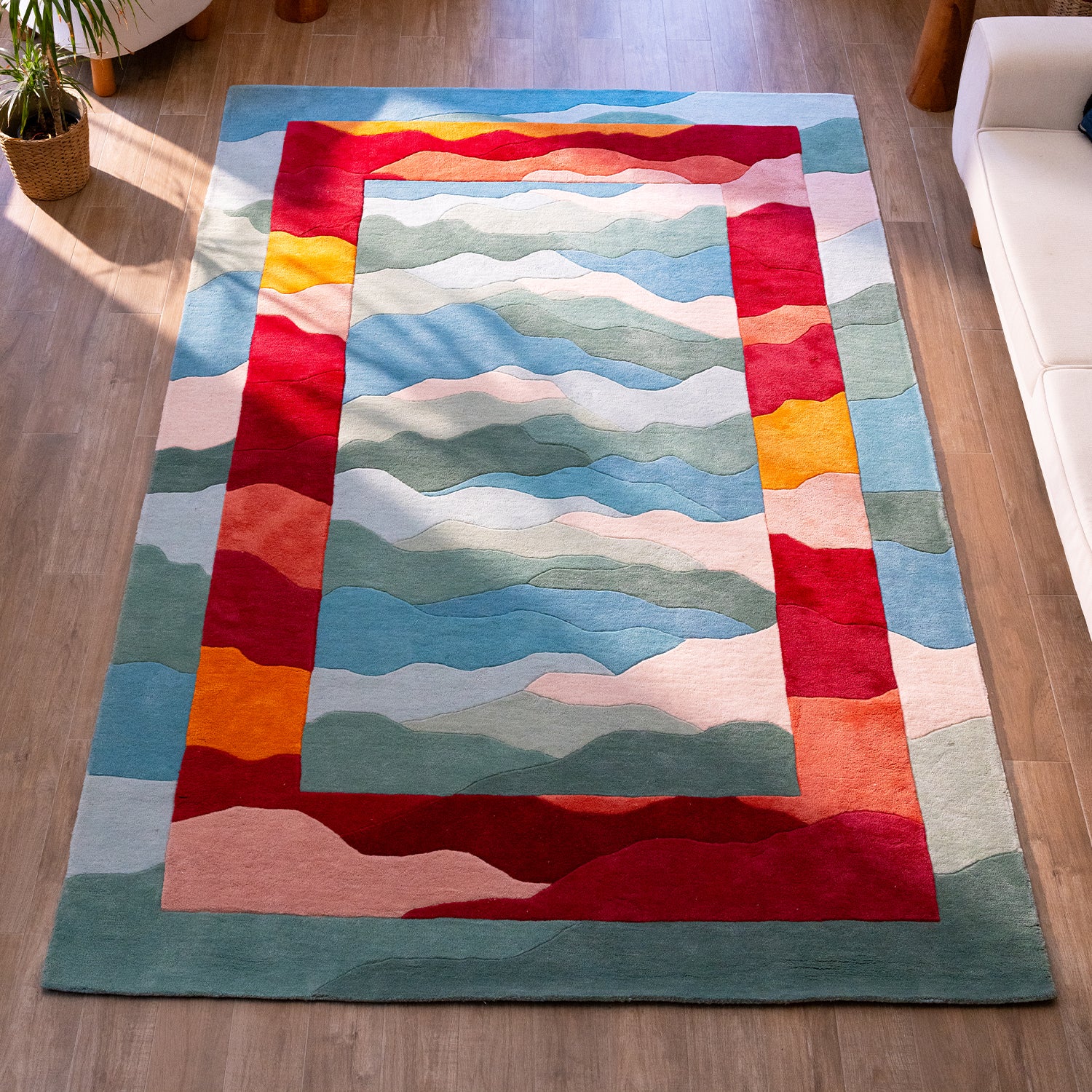 Kaleidoscope El Yapımı Tuft Halı