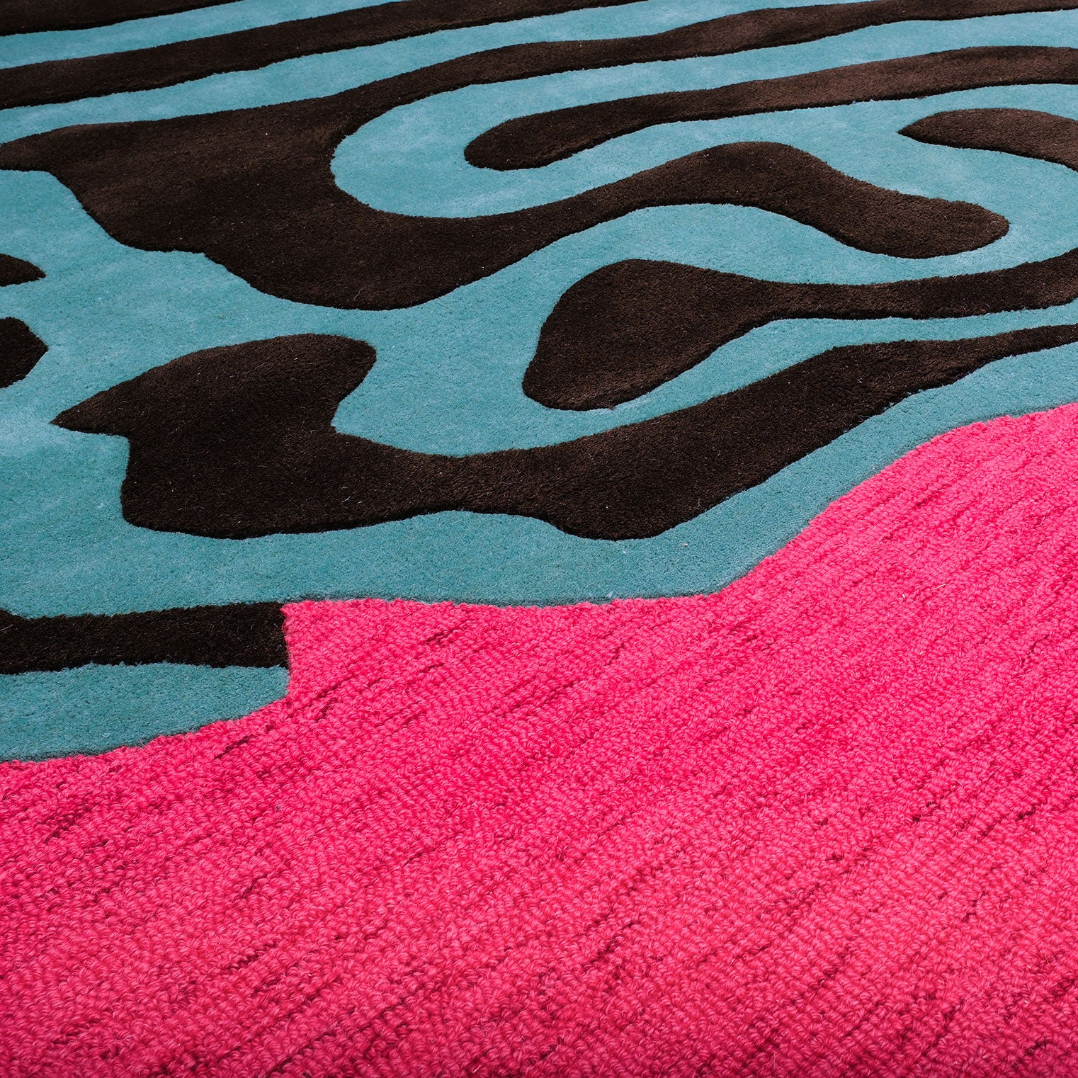 Coral El Yapımı Tuft Halı