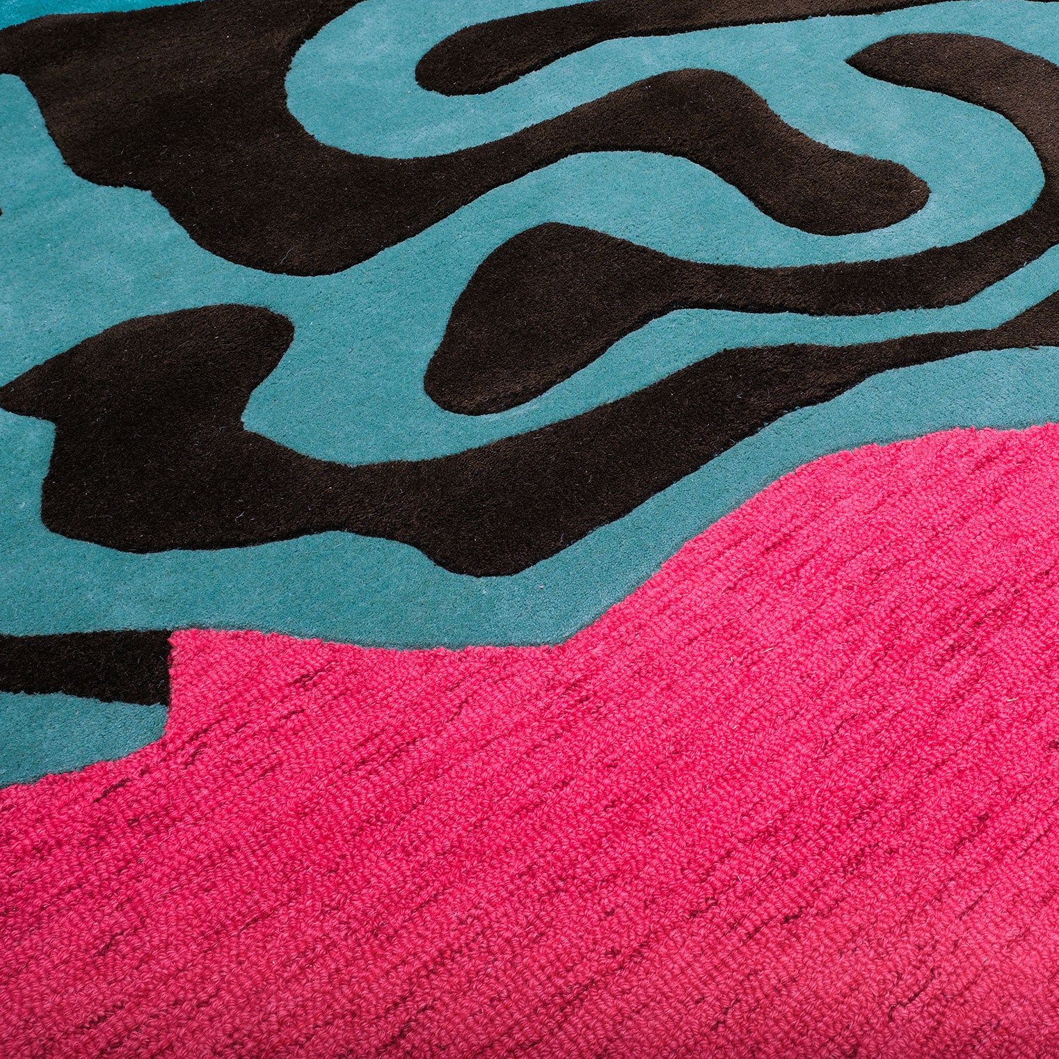 Coral El Yapımı Tuft Halı