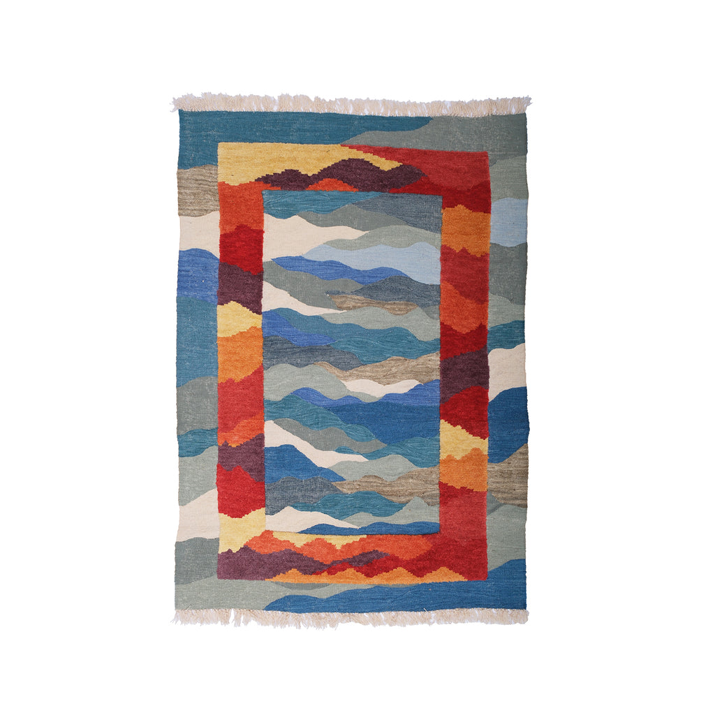 Kaleidoscope El Dokuması Kilim