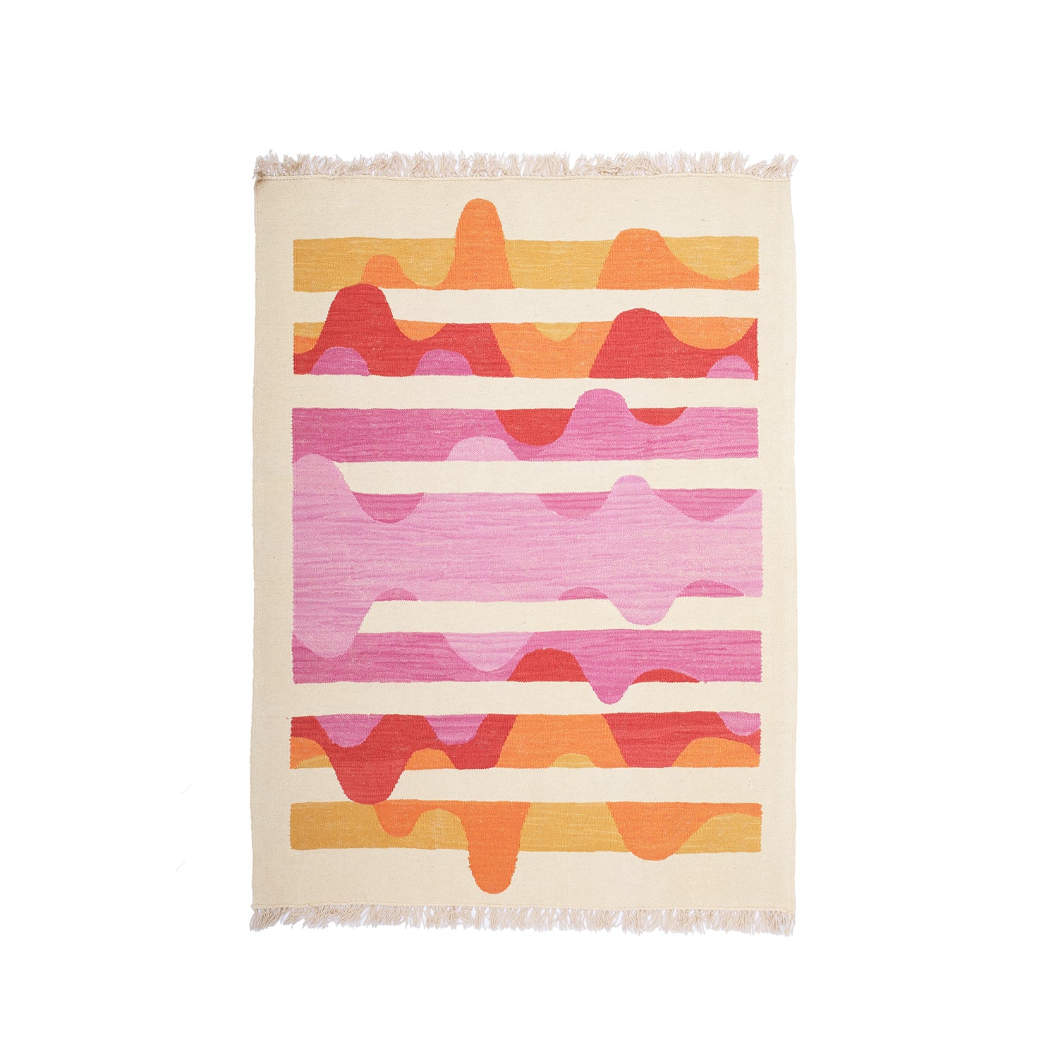 Pink Divison El Dokuması Kilim