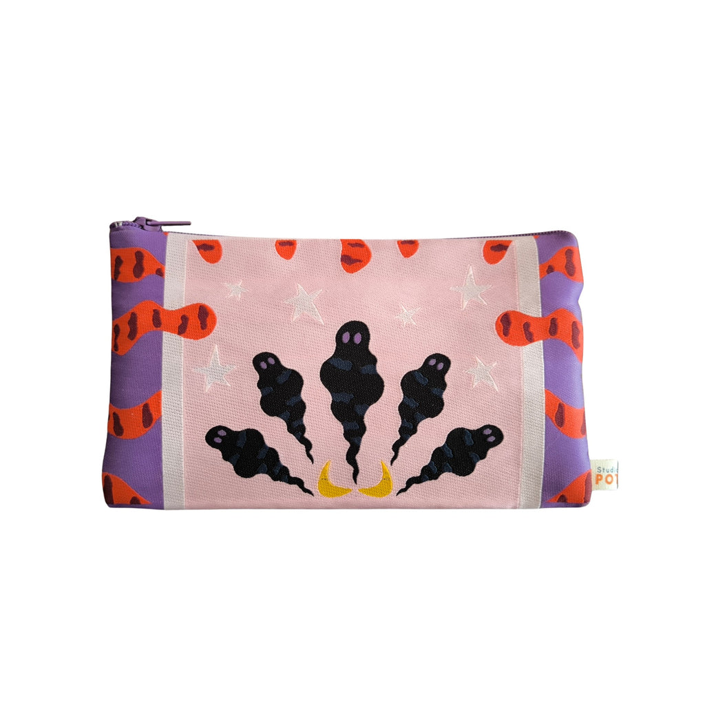 Clearly Spooked Dokuma Mini Çanta