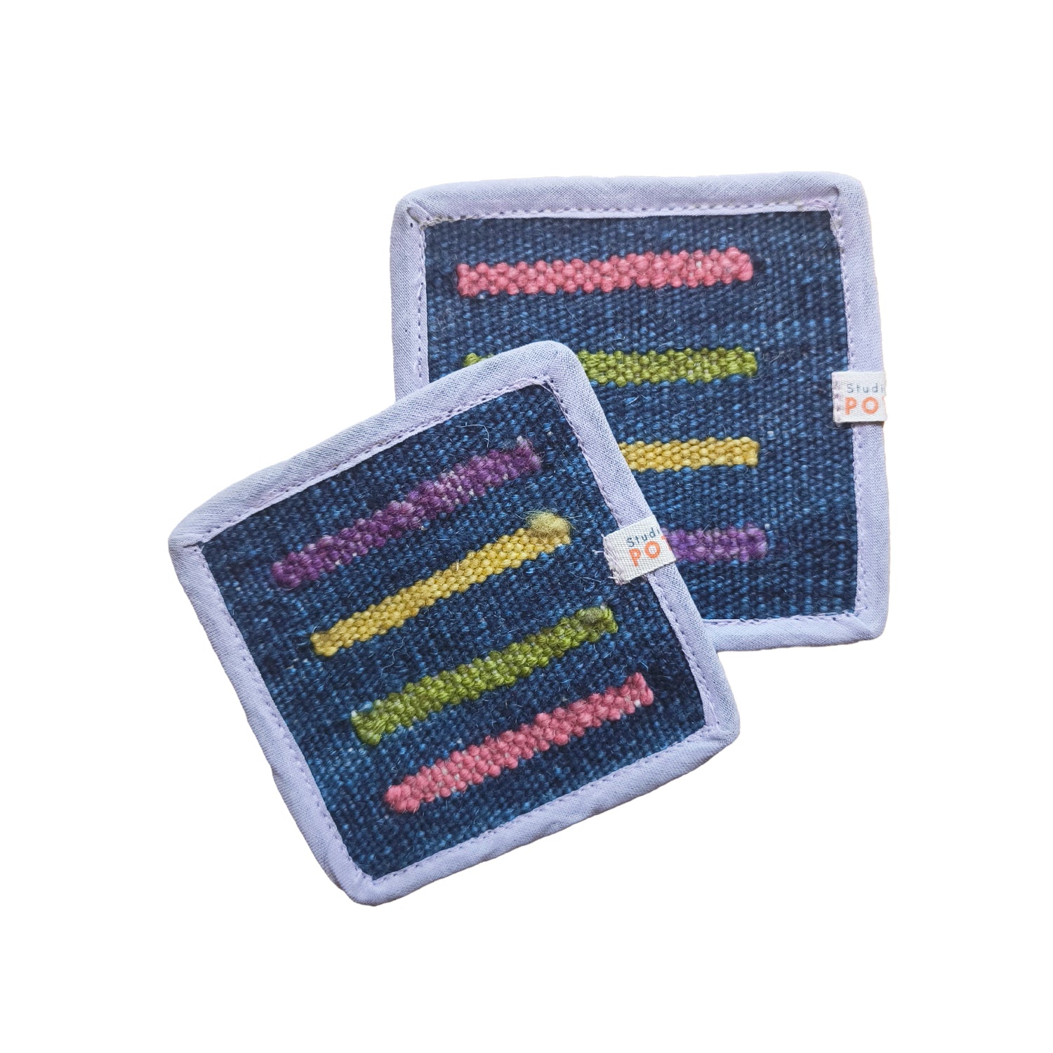 El Dokuması Bardak Altlığı Colorama