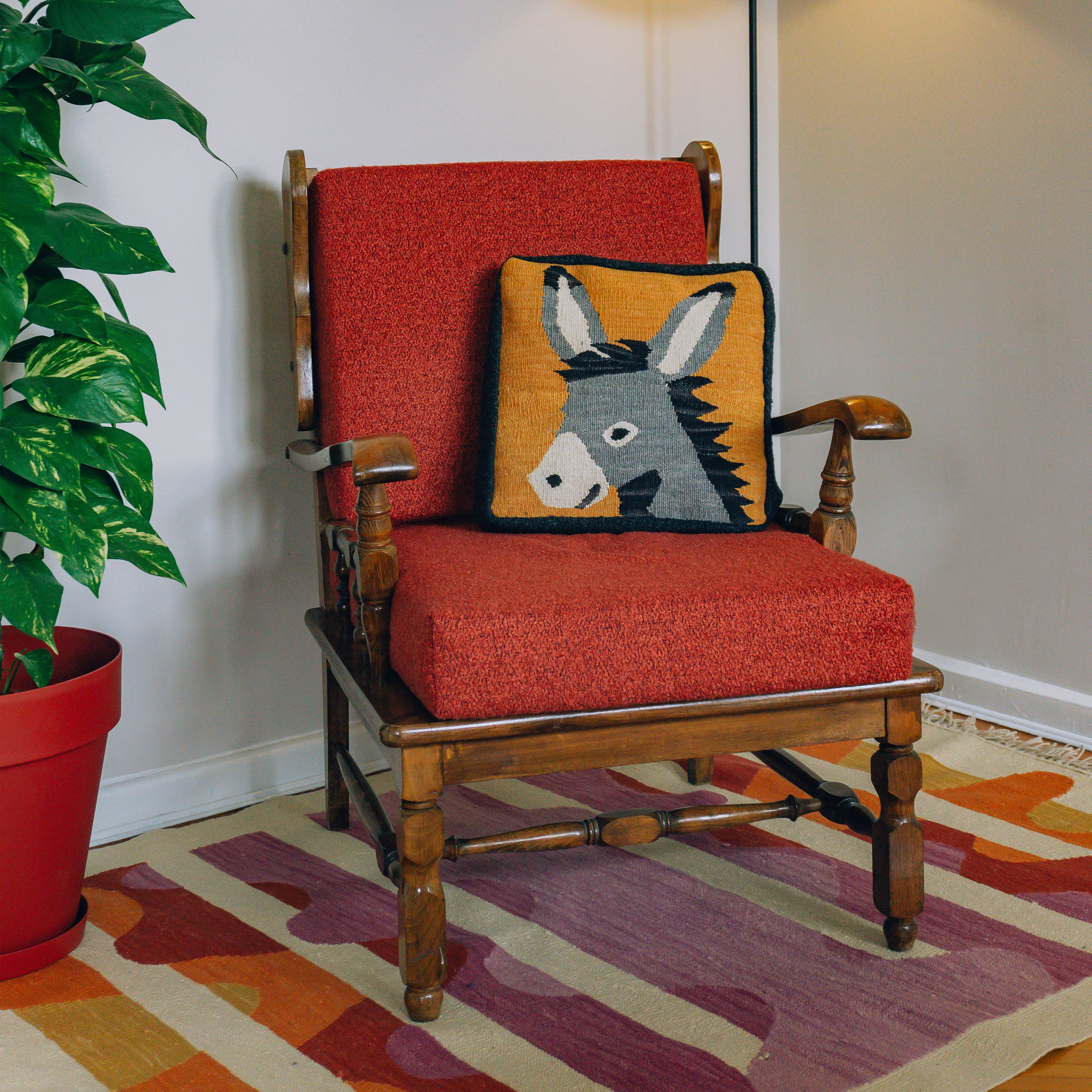 Donkey El Dokuması Kırlent