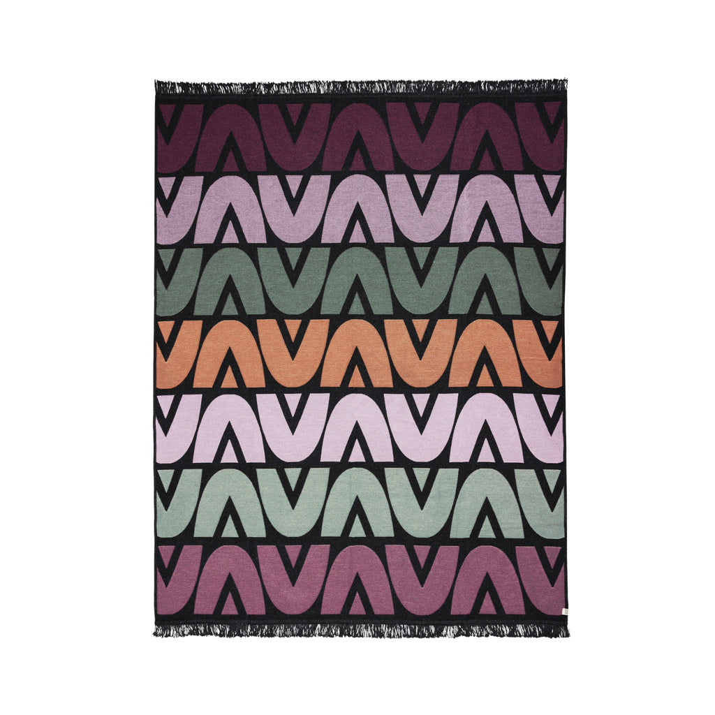 Flipped çift taraflı renkli pamuk kilim, makinede yıkanabilir modern dokuma kilim