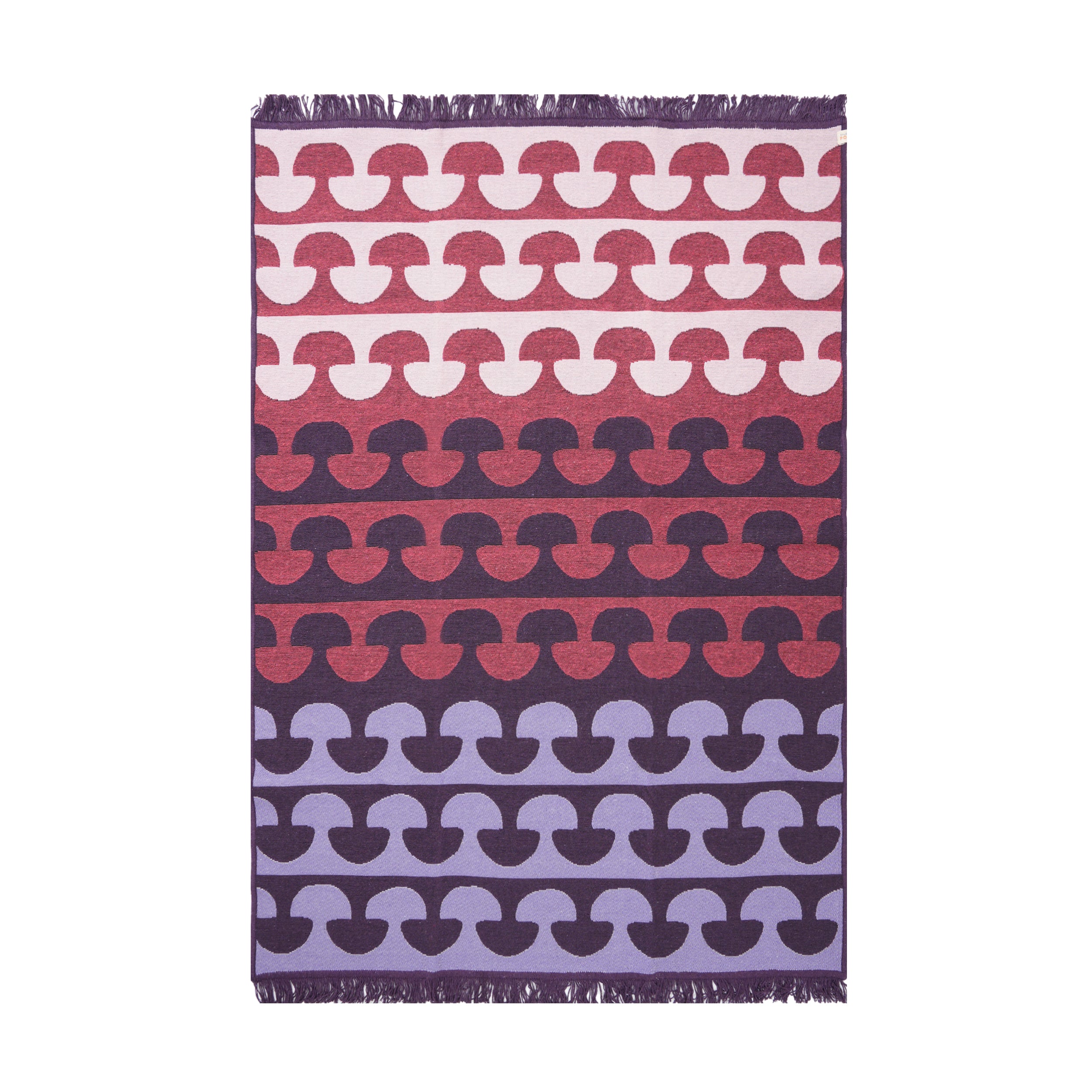 Mushroom Pink Çift Taraflı Kilim