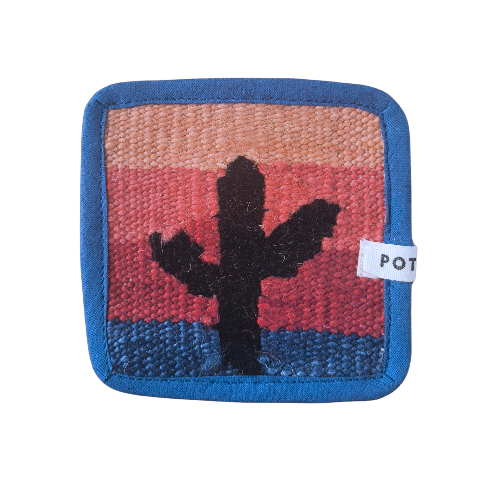 El Dokuması Bardak Altlığı Spiky Dusk