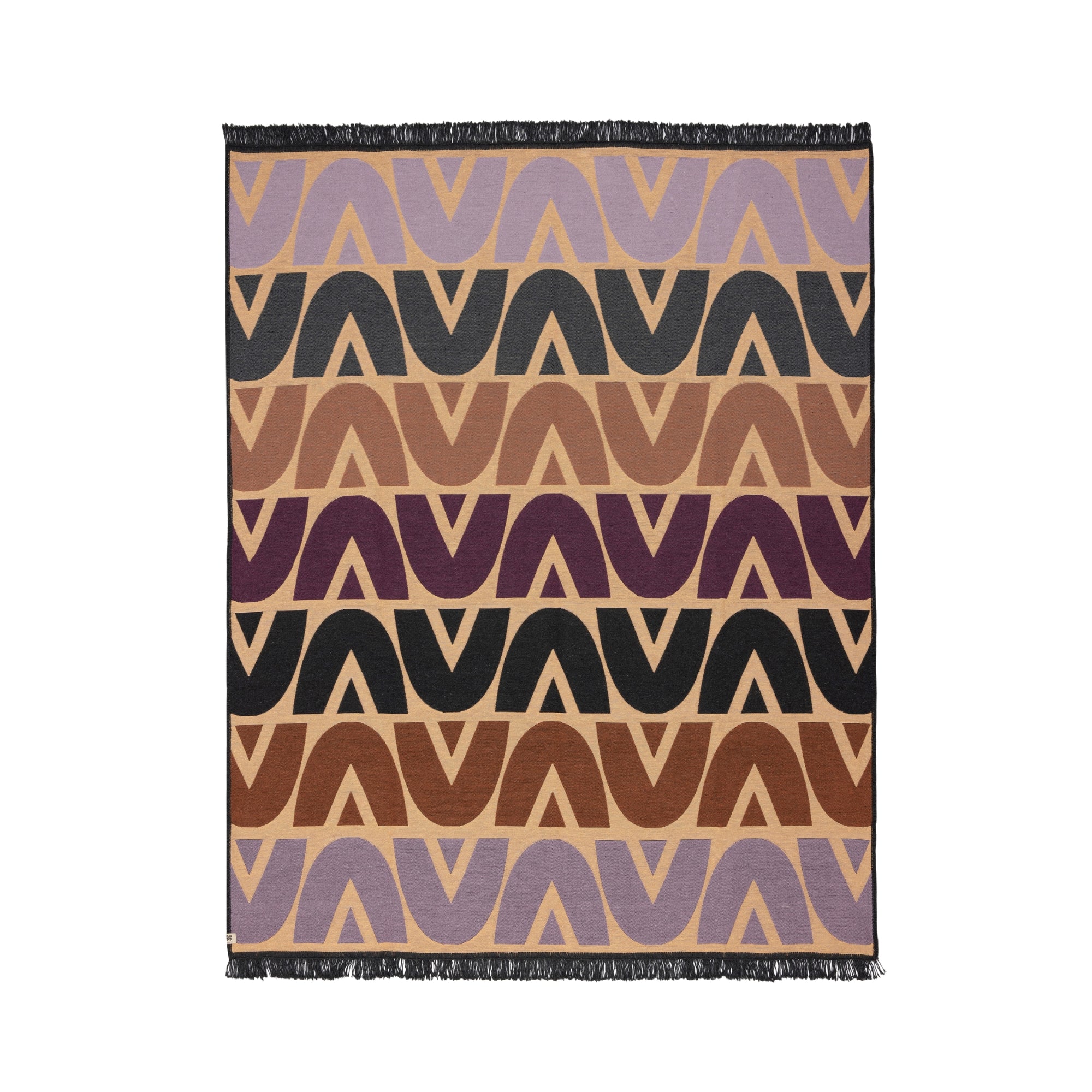 Geometrik desenli, renkli halı kilim