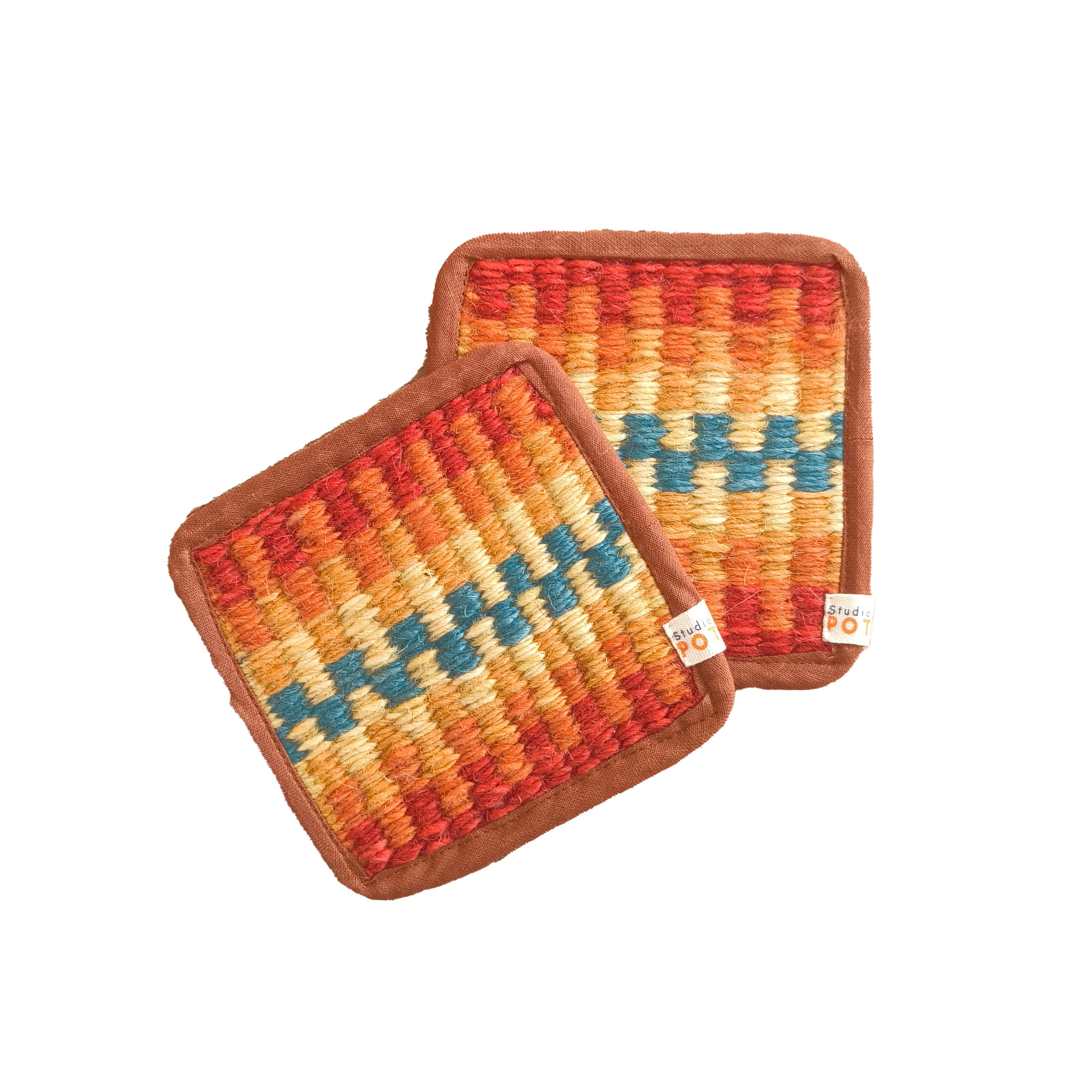 El Dokuması Bardak Altlığı