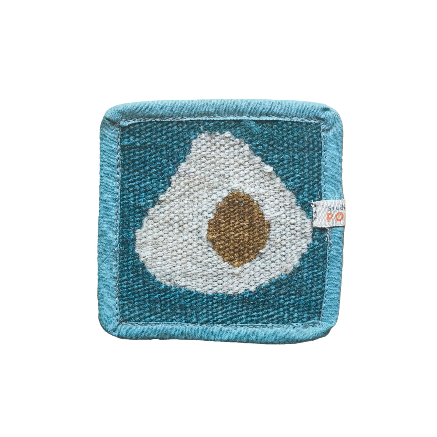 El Dokuması Bardak Altlığı Sunny Side Up