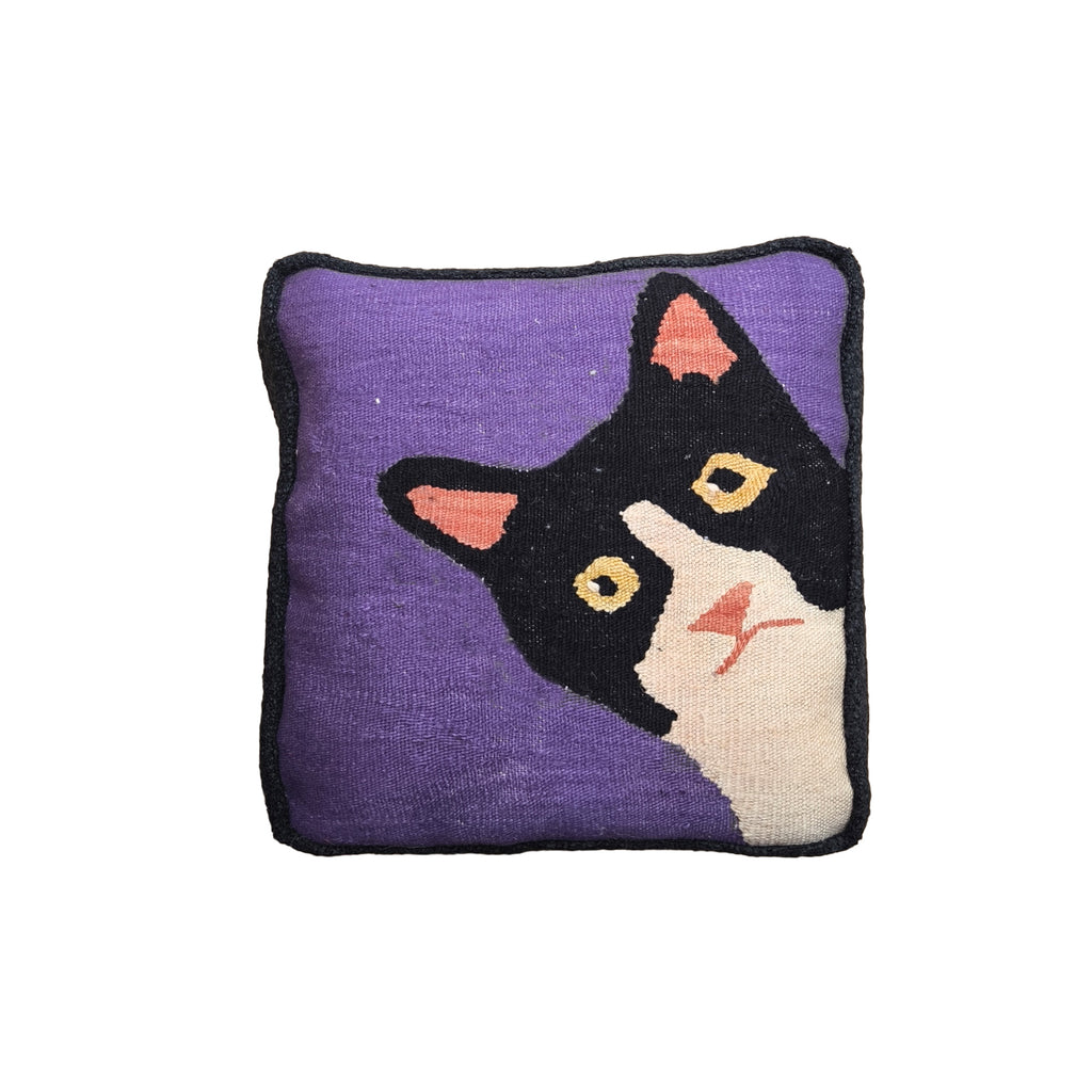 Meow El Dokuması Kırlent