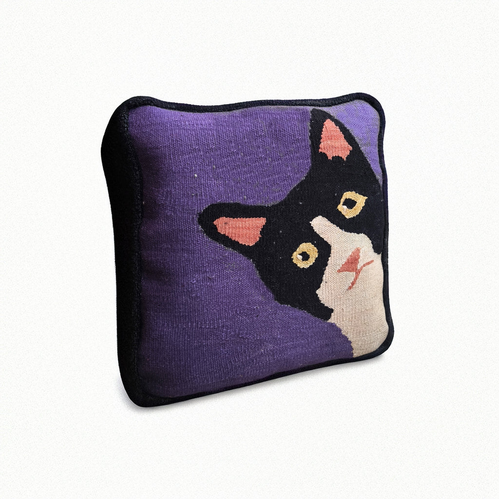 Meow El Dokuması Kırlent