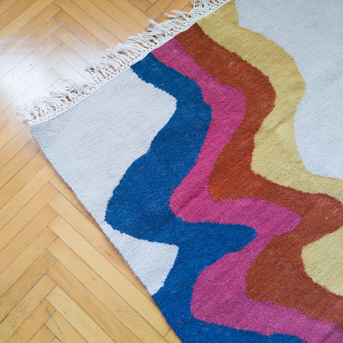 Terra Potta El Dokuması Kilim