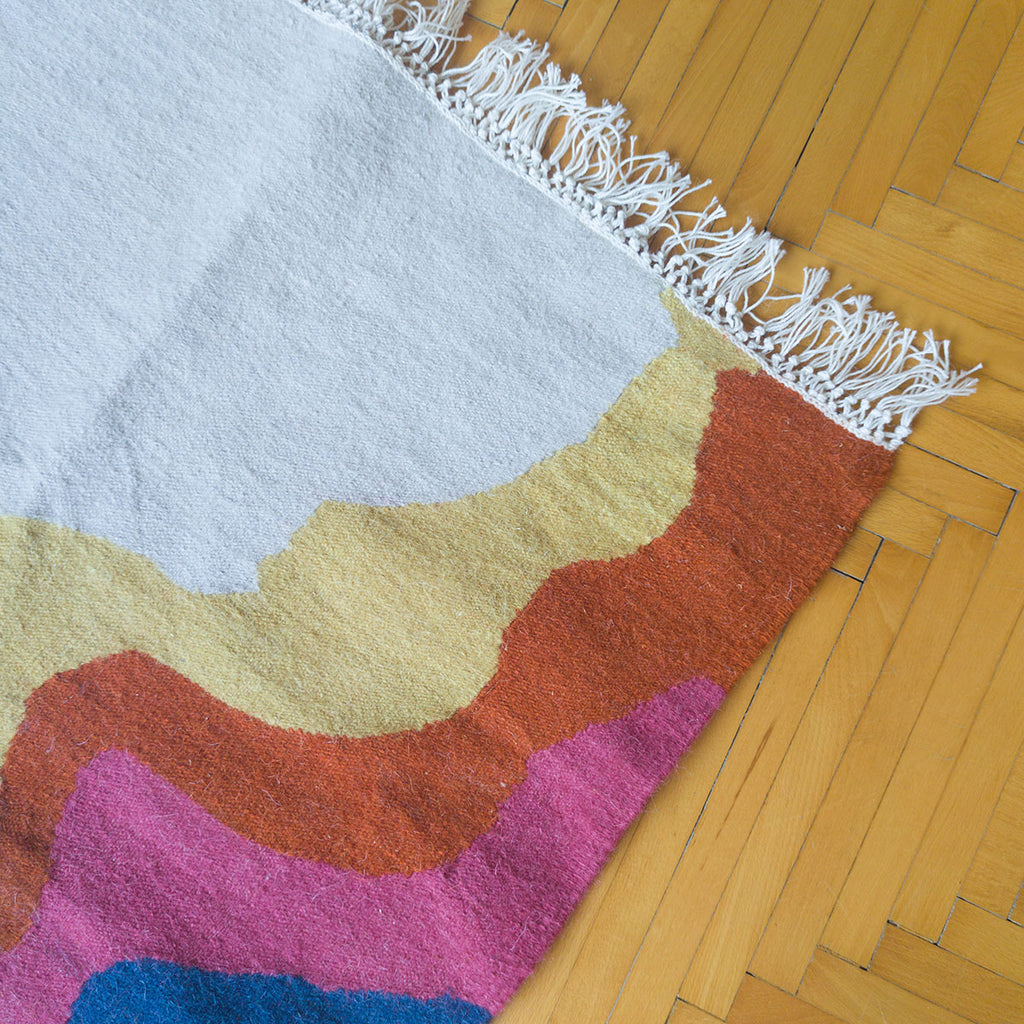 Terra Potta El Dokuması Kilim