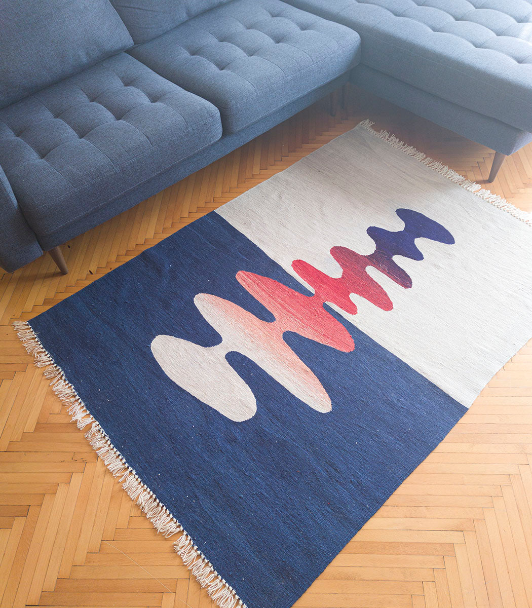 Inner Reflection El Dokuması Kilim Orta Boy