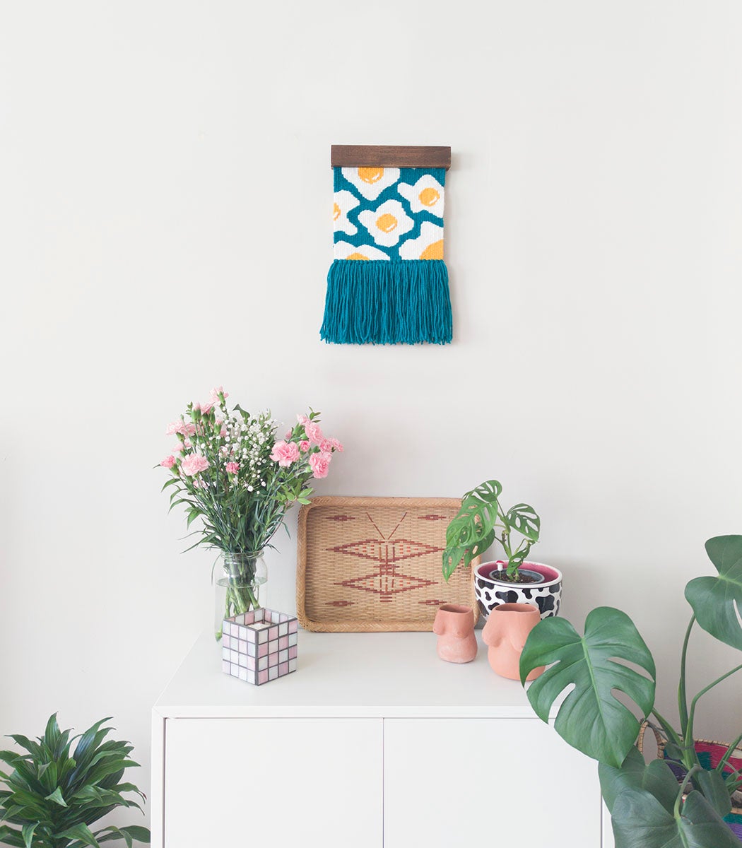 Omlette El Dokuması Duvar Dekoru