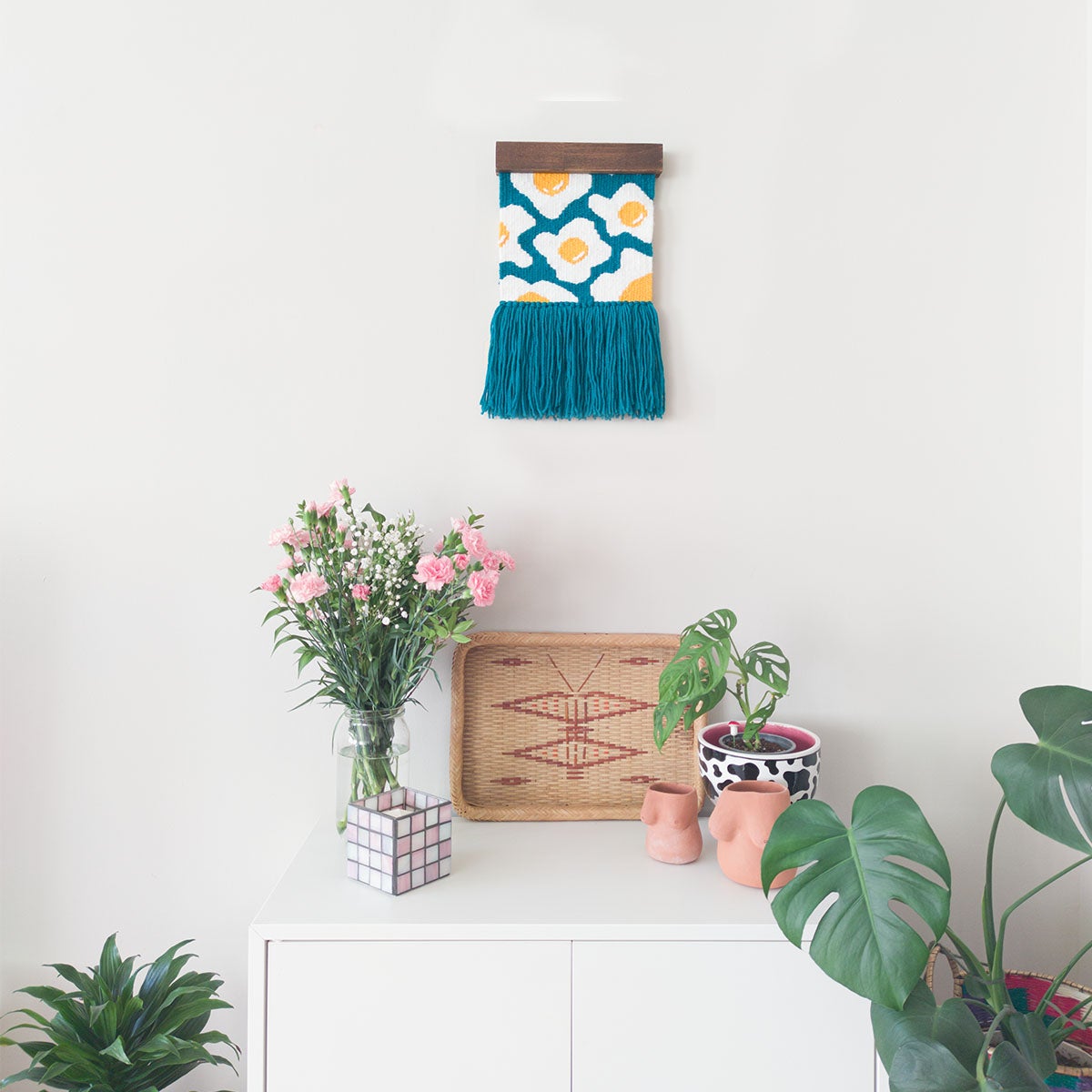 Omlette El Dokuması Duvar Dekoru