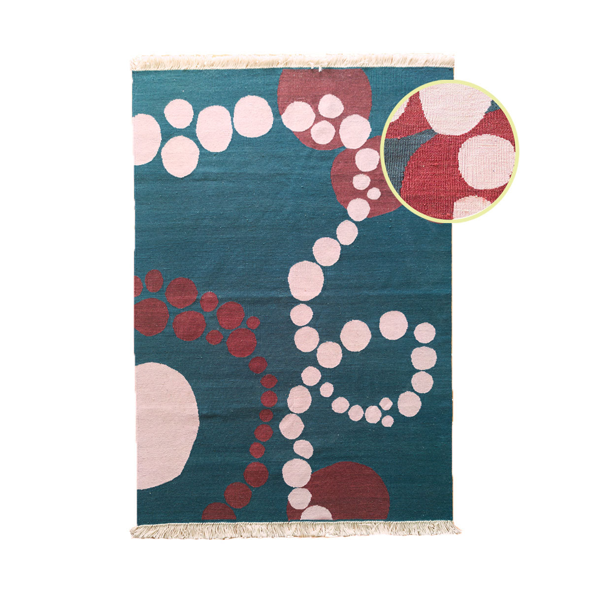 Bubble Trouble El Dokuması Kilim