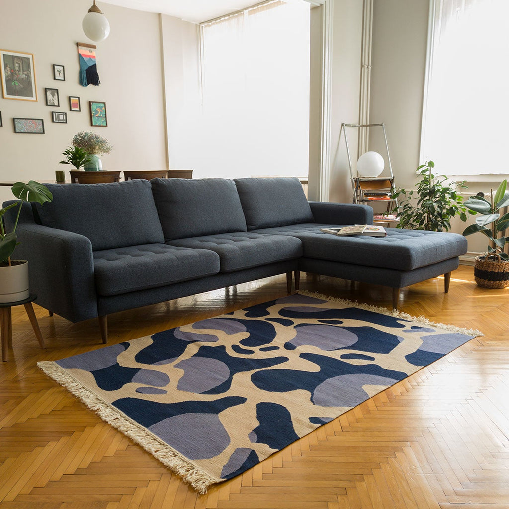 Flow El Dokuması Kilim Orta Boy