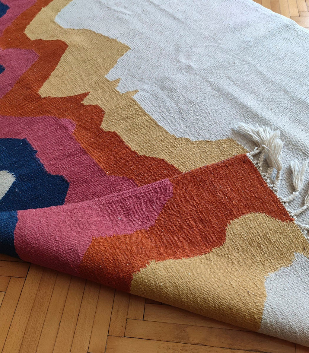 Terra Potta El Dokuması Kilim